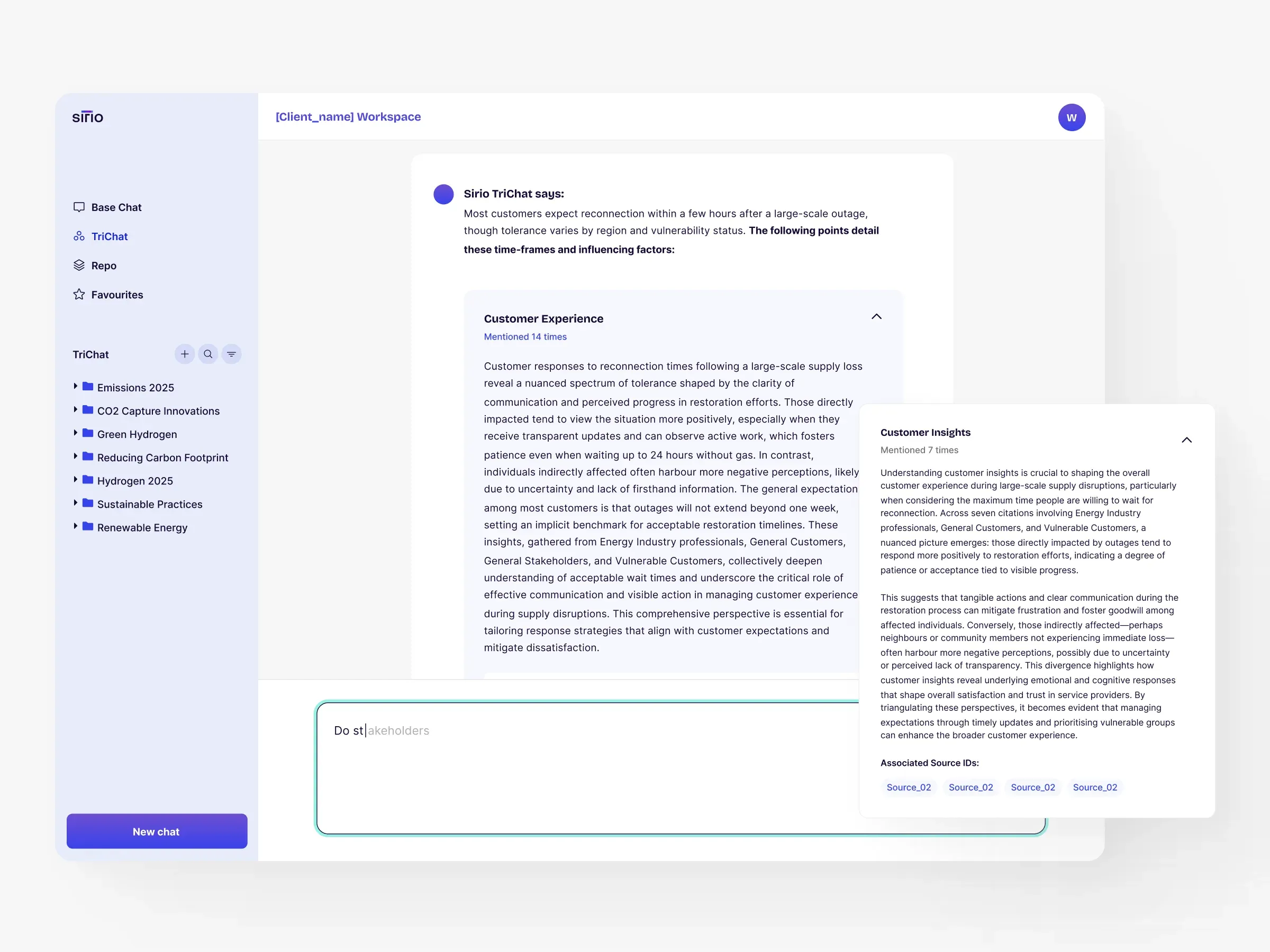 Triangulation Interface